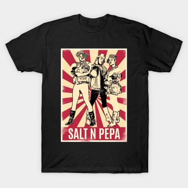 Retro Vintage Salt N Pepa T-Shirt by Play And Create